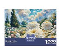 Chrysanthemum 1000 Pieces Jigsaw Puzzles For Adults Educational Games Stress Relieving Entertainment Cultivate The Spirit of Teamwork for Adults And Kids, Age 12 Years Up 38x26cm/1000pcs