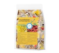 Chrysanthemum Cassia Seed Tea Bags, 30 Count Natural Herbal Tea Blend with Honeysuckle, Wolfberry & Osmanthus, 150g (5.3oz) Burdock Flower Tea