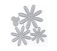 Chrysanthemum Die Cuts for Card Making, Combined Flower Metal Cutting Dies for Paper Scrapbooking, DIY Stencils for Album Party Wedding Festivals Decoration