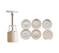 Chrysanthemum Moon Cake Mold Household Mung Bean Cake Model Printed with Embossed Ice-Skin Pastry Baking Grinding Tool Dessert Cutter Tool