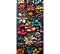 Chrysanthemum Paint by Numbers Diamond Large Paint by Numbers for Adults 60X120cm, DIY Color Oil Painting Acrylic Paints, Painting Sets for Adults Beginners, Art Crafts for Wall Decor, Gifts W6-24