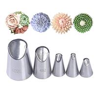 Chrysanthemum Sunflowers Peony Piping Tip,Rose Flower Tulip Frosting Tips,Icing Piping Nozzles Set Cupcake Pastry Tool Cake Decorating Kit