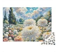 ChrysanthemumJigsaw Puzzle FlowerEco Friendly Bundle Adults Kids 12+ Family Game Wall Decor 1000 Pieces 38x26cm/1000pcs