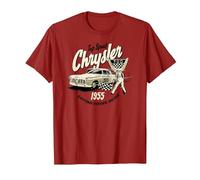 Chrysler 300 Milestone Top Speed - Officially Licensed T-Shirt, Men, Cranberry Red, Medium
