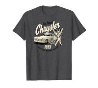 Chrysler 300 Milestone Top Speed - Officially Licensed T-Shirt, Men, Dark Heather Grey, 4X-Large