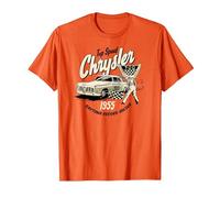 Chrysler 300 Milestone Top Speed - Officially Licensed T-Shirt, Men, Orange, 3X-Large