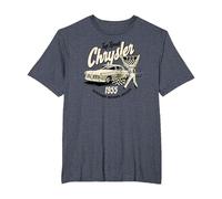 Chrysler 300 Milestone Top Speed - Officially Licensed T-Shirt, Men's Big and Tall, Heather Blue, 4X Tall