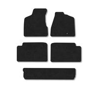 Chrysler Grand Voyager (2008-2015) Car Mats Accessories Tailored Fit Carpet Floor Mats Non Slip Black Trim Full Coverage Compatible Accessory Front Rear Set Anti Slip Granulated Backing Clips