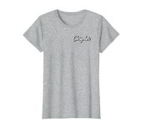 Chrysler Pacifica Pride (Front Rear) T-Shirt, Women, Heather Grey, Small