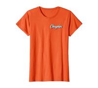 Chrysler Pacifica Pride (Front Rear) T-Shirt, Women, Orange, Small