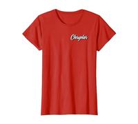 Chrysler Pacifica Pride (Front Rear) T-Shirt, Women, Red, Small