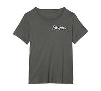 Chrysler Pacifica Pride (Front Rear) T-Shirt, Women's Plus, Asphalt Grey, 5X