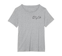 Chrysler Pacifica Pride (Front Rear) T-Shirt, Women's Plus, Heather Grey, 2X
