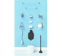 Chrysnbon Dolls House Bathroom Accessory Model Kit, 1:12th Scale