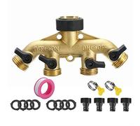 CHSEEO 4 Way Hose Splitter Tap Connector Tap Adaptor Outdoor Utility Snap On Garden Hose Connector Watering Flowering Gardening Irrigation Tool #4