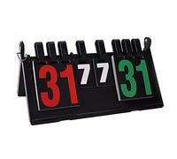 CHSEEO 6-Digital Baseball Scoreboard, Ping Pong Tennis Volleyball Scoreboard Flipper, Football Scoreboard for Tennis Score Keeper, Indoor & Outdoor Scoreboard Sports Game, Flips Up to 31, Black