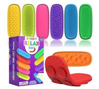 CHSEEO Sensory Toys Fidget Stones for Autism Kids, 8 Pcs Adults Stress Relief Toys, Highly Stimulating Worry Stone for School Anxiety, Students Calm Down, Holiday and Party Fidget Box #5
