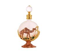 CHSEEO Vintage Empty Perfume Bottle, Refillable Perfume Essential Oil Bottle Perfume Dispenser Arabic Deco Vintage Style Protable Travel Glass Bottle with Long Tassel - For Home Bussiness trip 30 ML