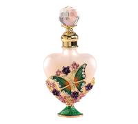 CHSEEO Vintage Empty Perfume Bottle, Refillable Perfume Essential Oil Bottle Perfume Dispenser Butterfly Arabic Vintage Style Protable Travel Glass Bottle - For Home Bussiness trip