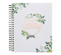 CHSEEO Wedding Planner Book and Organiser for Bride, Personalised Wedding Planning Notebook with Tabs, Checklists, Countdown Calendar & Pocket, Engagement Gifts for Couples, Bridal Planners Essentials