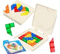 CHSG 2 Pcs Tangram Puzzle, Double Sided Playable, Equipped With Answer Brochure, 120 Gameplay Options, Puzzle, Brain Teaser Puzzles For Adults, Suitable For Boys And Girls Aged 3 And Above