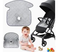 CHSG Baby and Toddler Car Seat Protector Pad, Piddle Pad, Travel Potty Cover from Crumbs, Spillages, Nappy Leaks & Toilet Training, Keeps Seat Clean & Dry, Fits All Carseat & Buggy, Grey