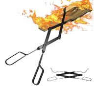 CHSG Folding Fireproof Pliers,26" Fireplace Tongs, Log Coal Tongs, Fireside, Firepit, Tongues,Fire Pit Accessories Tool for Outdoor Indoor Camping BBQ, Fireplace Bonfire,Campfire