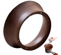 CHSG Measuring Funnel, Accurate Quantification, 53mm, Magnetic Espresso Dosing Funnel Coffee, Espresso Tools Accessories (Natural Wood Color)