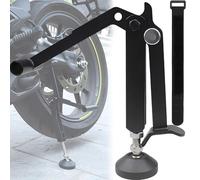 CHSG Motorcycle Portable Lift Stand, Black, Weight 0.71 Kg, Folding Portable Design, Hand Lifting Jack Tool, Motorcycle Lift, Carbon Steel, Suitable For Most Motorcycles And Bicycles