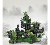 CHSG Personality Simulation Mini Pirate Ship Aquarium Shipwreck Decorations Fish Tank Ornaments - Resin Material Sunken Ship, Eco-Friendly For Freshwater Saltwater Aquarium -rockery