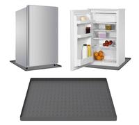 CHSG Refrigerator Silicone Pad, Protect The Cleanliness of The Ground, 60x60cm, Washing Machine & Freezer Drip Tray, Dryer Drip Pan, Wine Cabinet & Coffee Machine Floor Mat(Grey)