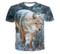 CHSLO Mens 3D Print t-shirts Summer Cat Husky Animal Unisex 3D Digital Printed T-Shirt Round Neck Men'S Short-Sleeved Loose Fitness Stretch Breathable Sports Top Oversize