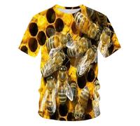 CHSLO Mens 3D Print t-shirts Summer Photography Landscape Outdoor Hunting Dog Motorcycle Unisex 3D Digital Printing T-Shirt Men'S Round Neck Short Sleeve Loose Elastic Half Sleeve Casual Sports Shor