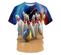 CHSLO Mens 3D Print t-shirts Summer Photography Landscape Outdoor Hunting Dog Motorcycle Unisex 3D Digital Printing T-Shirt Men'S Round Neck Short Sleeve Loose Elastic Half Sleeve Casual Sports Shor