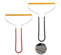 Chsoejuf 2 Pack Portable Pet Hair Remover Carpet Scraper & Carpet Rake Tool | Reusable Dog & Cat Lint Shaver Cleaner Brush Fur Removal Tool for Couch Carpets Cat Trees Mats Furniture Clothes Pet Houses