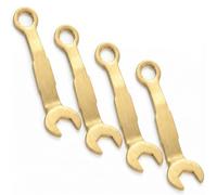 Chsoejuf 4PCS 3/8" Angled Pivot Pocket Door Wrench N7164 Angle Stop Wrench | Door Hinge Adjustment Wrenches Set Tool Hardware for Sliding & Closet Doors Bi-Fold Doors Home or Hardware Repair