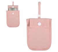 Chsoejuf Bra Wallet Money Belt for Travel Women, Hidden Bra Pocket | Undercover Pink Travel Pouch with Adjustable Elastic Strap, Secret Pocket for Credit Cards Valuables Money