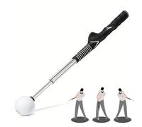 Chstarina Retractable Golf Training Aid, Telescopic Golf Swing Trainer, Correcting Gesturer Training Aid for Golf Beginner, for Tempo & Strength Hitting Training Warm-up Practice