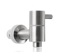 Chstarina Stainless Steel Beverage Dispenser Tap, Beverage Dispenser Replacement Spigot, Dispenser Faucet with Anti-Clogging Cap, Drink Dispenser Tap Replacement for Water, Beer, Juice, Bottle, Bucket