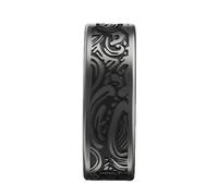 CHSUFBTY Smallest Waterproof Fitness Ring - 20mAh Magnetic Charge, Bluetooth 5.0, STK8321 Sensor, Tracks Running/Cycling/Hiking, Compatible with Android 5.1+/iOS 8+(11#)