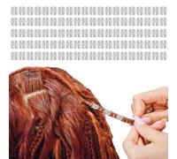 Chtaoxin 100 PCS Hair Braid Rings Dreadlocks, Aluminum Pendant Adjustable Metal Hair Braids Accessories Ring beads for hair, For Girl Women Men Braids Decoration Christmas Party Music Festiva.