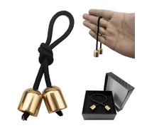 Chtaoxin begleri Fidget Toy 2 Pcs Metal Beads with 4 Spare Ropes and Gift Box, Stress Relief Finger Skill Toy for Hand Coordination, Focus Training and Relaxation