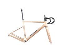 CHTKAGV GR201 Carbon Gravel Bike Frameset 700C x 47C UDH Hanger Full Internal Cable Routing Disc Brake Bicycle Frame(YS9321C,58cm)