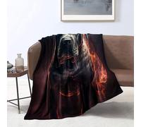 CHTLIFQ Flannel Blankets 3D Printing Throw Blanket Cane Corso Fire Bed Chair Couch and Sofa Travel Beach All Season Throw Blankets Adult Children 47.3x59 inches Flannel （120x150cm）