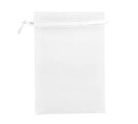 CHTME Grape Protection Bags, Pack of 50, 30 x 40 cm, Fruit Protection Bag, Grape Protective Bag, Fruit Bag, Mesh Bag, Fruit Protection Bag, Organza Bag, Protective Bag with Cord to Protect Birds