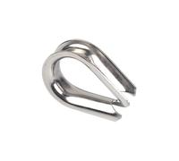 CHTME Thimbles 1 Piece Wire Rope Thimbles Stainless Steel Thimbles Cable Rigging Heart Thimble Wire Rope Thimbles Stainless Steel Rope Clamp Wire Rope Clamp Stainless Steel Thimble for Steel Cable