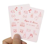 Chu6an6d Wedding Guest Book Alternative - Custom Wedding Guest Book Playing Cards, Blank Playing Cards, Bridal Shower Favors