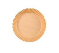 CHUAHAHA 150 Pcs 10 Inch Air Fryer Paper Liners Disposable,Unbleached Round Parchment Paper Sheets Non-Stick Oil-Proof Baking Paper Liners for Frying,Baking, Food Server,Oven,Microwave Safe