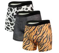 CHUAKIN Mens Boxer Shorts Fast Dry Performance Underwear Cooling Breathable Sport Men Boxers 3 Pack