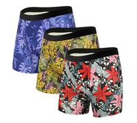 CHUAKIN Mens Boxer Shorts Fast Dry Performance Underwear Cooling Breathable Sport Men Boxers 3 Pack